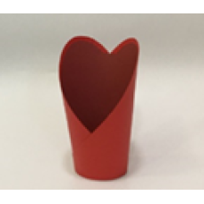 Декоративна коробка для квітів, червона, 13,5x10x22см, W3013 KNZ