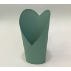 Декоративна коробка для квітів, зелена, 13,5x10x22см, W3015 KNZ