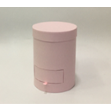 Подарункова коробка кругла - пудра, 17x20см, W3024 KNZ