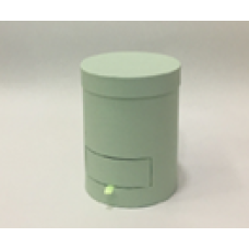 Подарункова коробка кругла - м“ята, 17x20см, W3026 KNZ