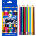Олівці кольорові 12 кольорів еластичні із гумкою “С“ CR-777L KNZ