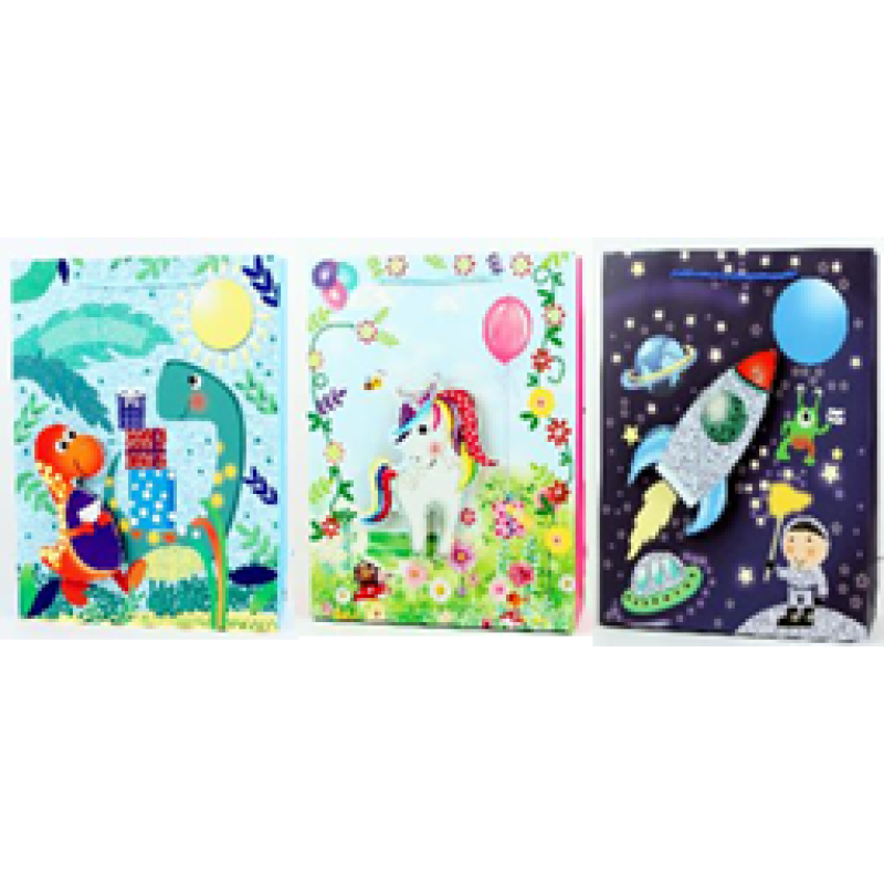 Пакети 18x23x8см подарункові “Дитячі мрії“, Unison, YM 8039-S KNZ Пакети 18x23x8см подарункові “Дитячі мрії“, Unison, YM 8039-S KNZ