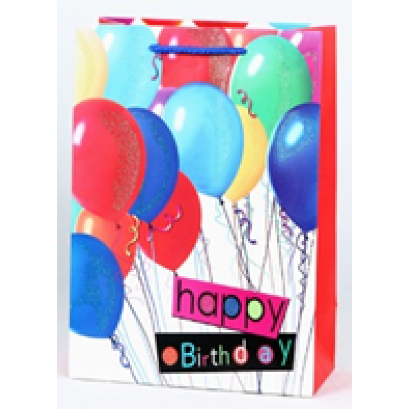 Пакети 26x32x10см подарункові “Повітряні кулі“, Unison, YM 8041-M KNZ