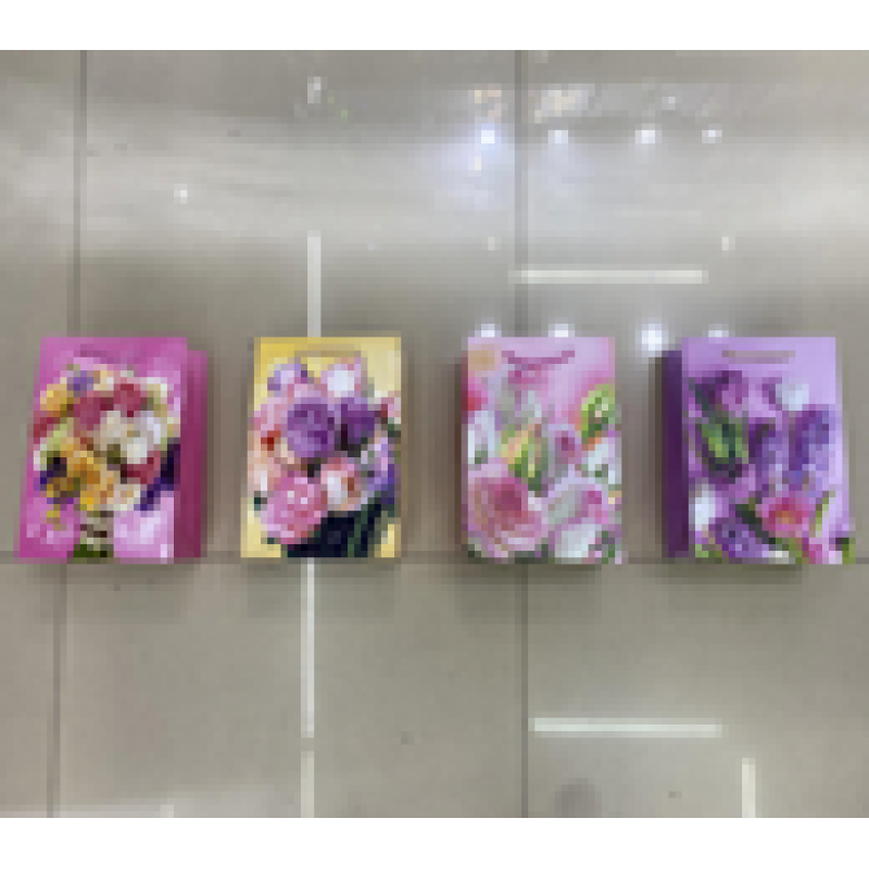 Пакети 18x23x10см подарункові “Квіти“, Unison, ZD-883-4S KNZ Пакети 18x23x10см подарункові “Квіти“, Unison, ZD-883-4S KNZ