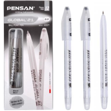 Ручка масляна Global 21 чорна KNZ