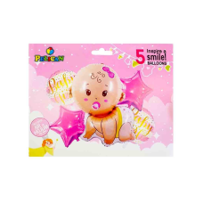 Набір з 5 кульок фольгованих “Дитина Дівчинка“ 836942 KNZ