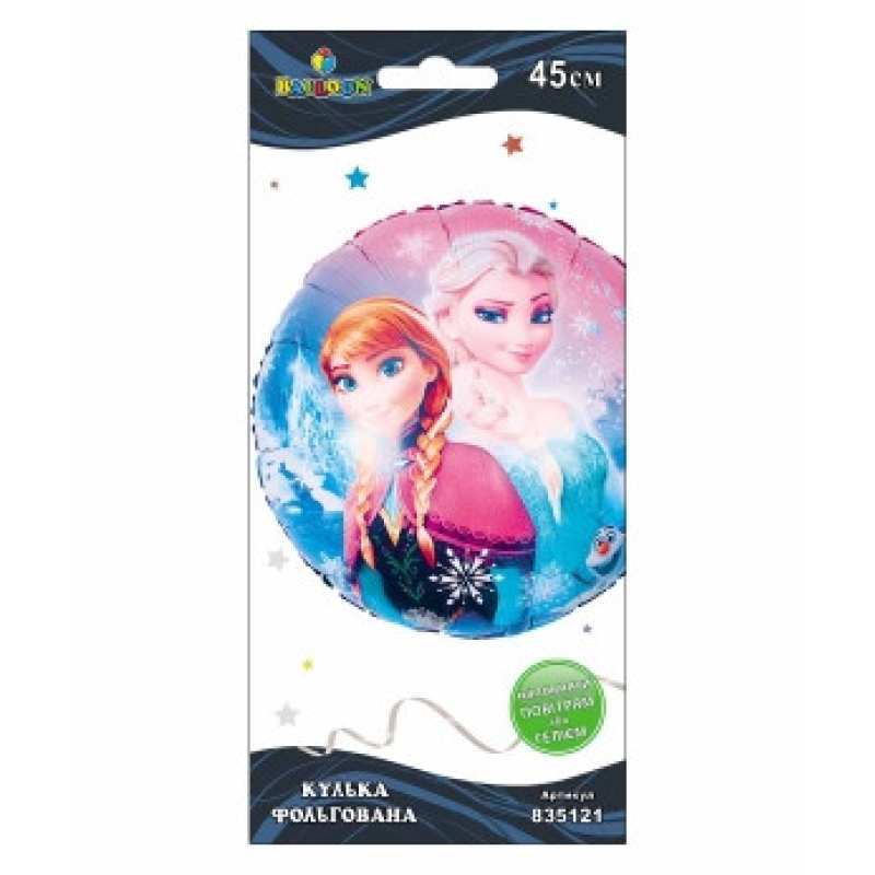 Кулька фольгована Pelican, Крижане серце, 45см, 835121 KNZ