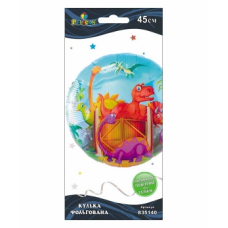 Кулька фольгована Pelican, Динозаврики, 45см, 835140 KNZ