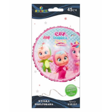 Кулька фольгована Pelican, пупсики CRY BABIES, 45см, 835157 KNZ