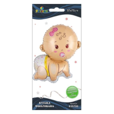 Кулька фольгована Pelican, малюк дівчинка з пустушкою, 75см, 835700 KNZ