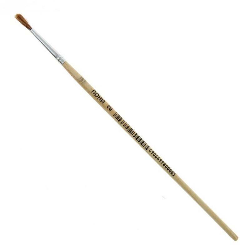 Пензель поні № 2 короткий 15,5 см KNZ