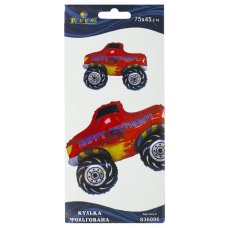 Кулька фольгована Pelican, червоний пікап, 75см, 836006 KNZ