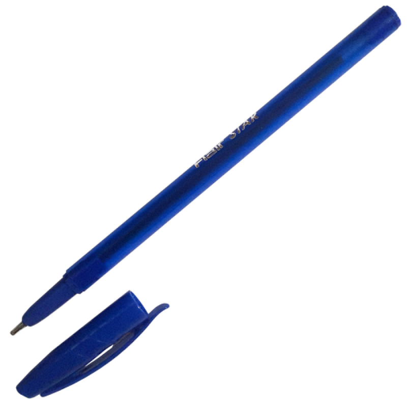 Ручка кулькової Flair “Star“ (1188) синя KNZ