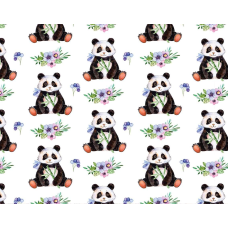 Крейдяний папір — панда, 1000х700, PVM10-43 KNZ