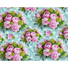 Крейдяний папір — півонії, 1000х700, PVM10-220 KNZ