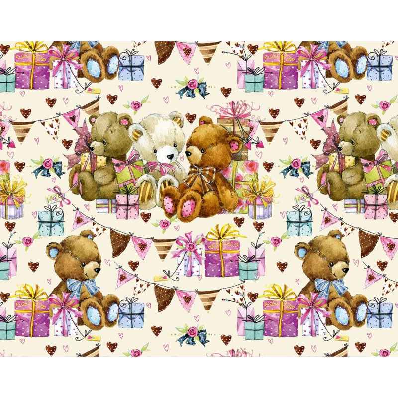 Крейдяний папір — Плюшевий ведмедик, Unison, PVM10-32 KNZ Крейдяний папір — Плюшевий ведмедик, Unison, PVM10-32 KNZ