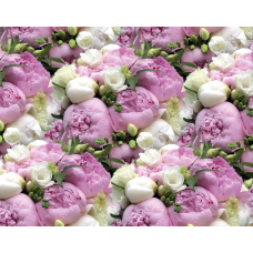 Крейдяний папір — ніжні півонії PVM10-53 KNZ