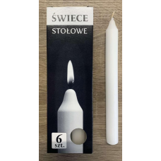 Свічка парафінова 20х2см, 6 годин горіння, у картонному пакованні KNZ