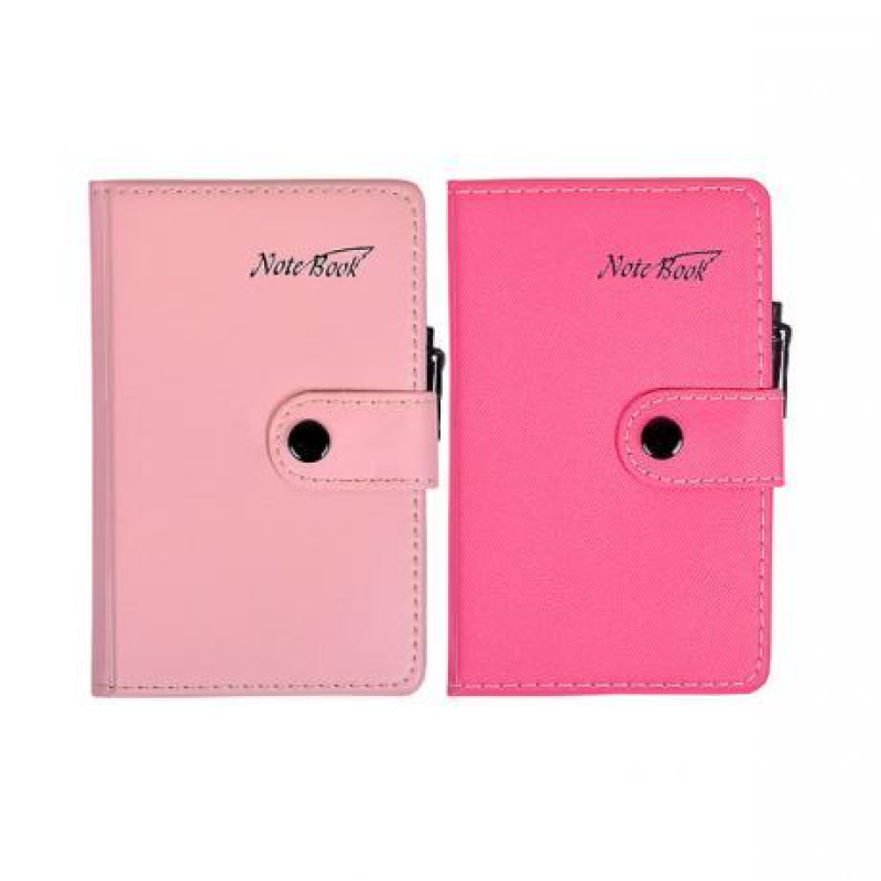 Блокнот 15*9см з ручкою в обкладинці шкір / зам,96ар клітинка 6360 KNZ