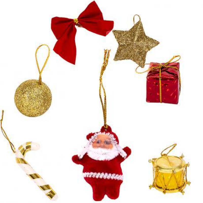 Набір новорічних підвісних прикрас 7шт 12-131 KNZ