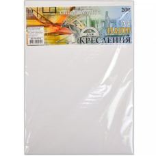 Папір для креслення А4 AmberGraphic “Графіка“ 10 аркушів, 200г/м², в п/п пакеті KNZ