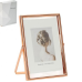 Металева настільна фоторамка для фото розміром 10×15 см Rose Gold 4R 12001U6R KNZ