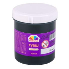 Гуаш 100 мл чорна “Творчість““Гамма“ KNZ