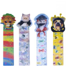 Закладка 3D з лінійкою 17х5 см KNZ