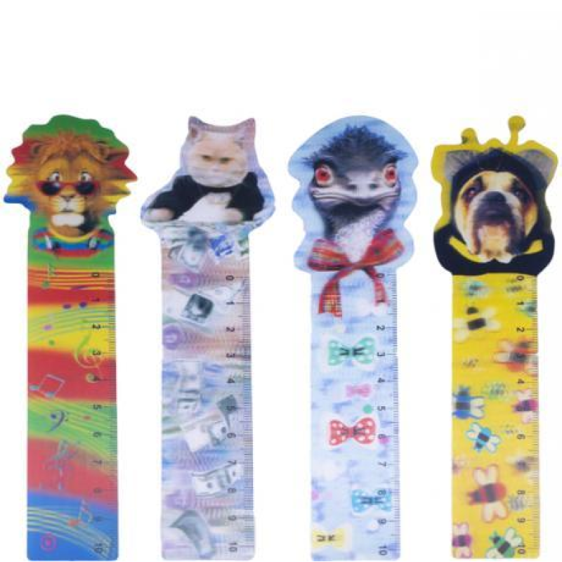 Закладка 3D з лінійкою 17х5 см KNZ