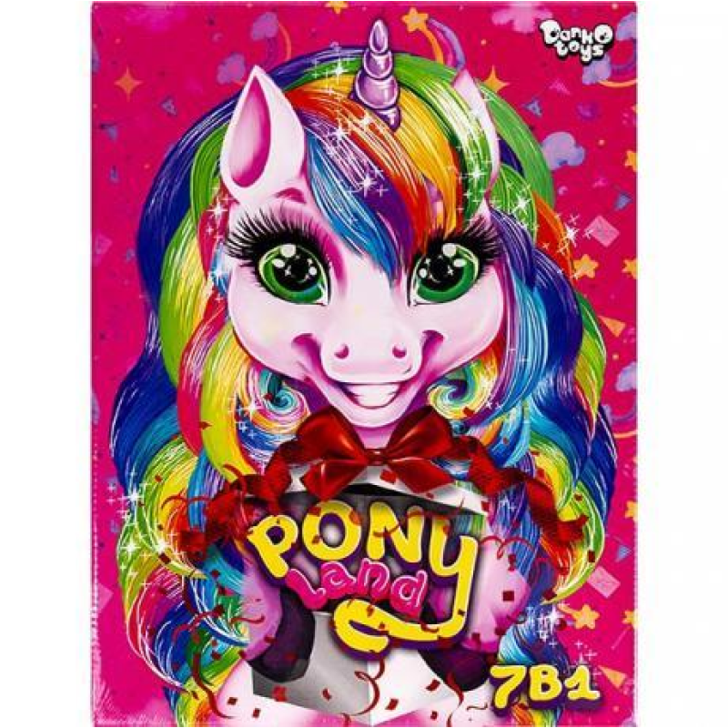 Креативна творчість “Pony Land 7в1“ УКР PL-01-01U KNZ Креативна творчість “Pony Land 7в1“ УКР PL-01-01U KNZ