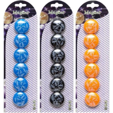 Магніт для дошки “Візерунок“ D=3 см 6 штук KNZ