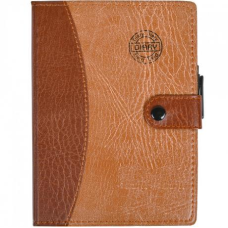 Блокнот 18 * 13см з ручкою в обкладинці шкір/зам, 96аркушів клітинка 6736 KNZ