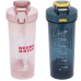 Пляшка для води пластик 0,8 літра з трубочкою 8896 KNZ Пляшка для води пластик 0,8 літра з трубочкою 8896 KNZ
