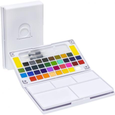 Фарби акварельні художні 36 кольорів у пластиковій коробочці SDW36 KNZ
