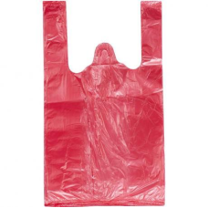 Пакет поліетиленовий майка №1 ЕКО червоний 180шт 220х380 KNZ