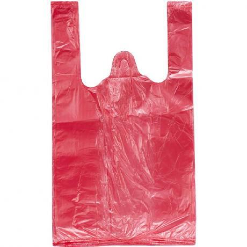 Пакет поліетиленовий майка №1 ЕКО червоний 180шт 220х380 KNZ
