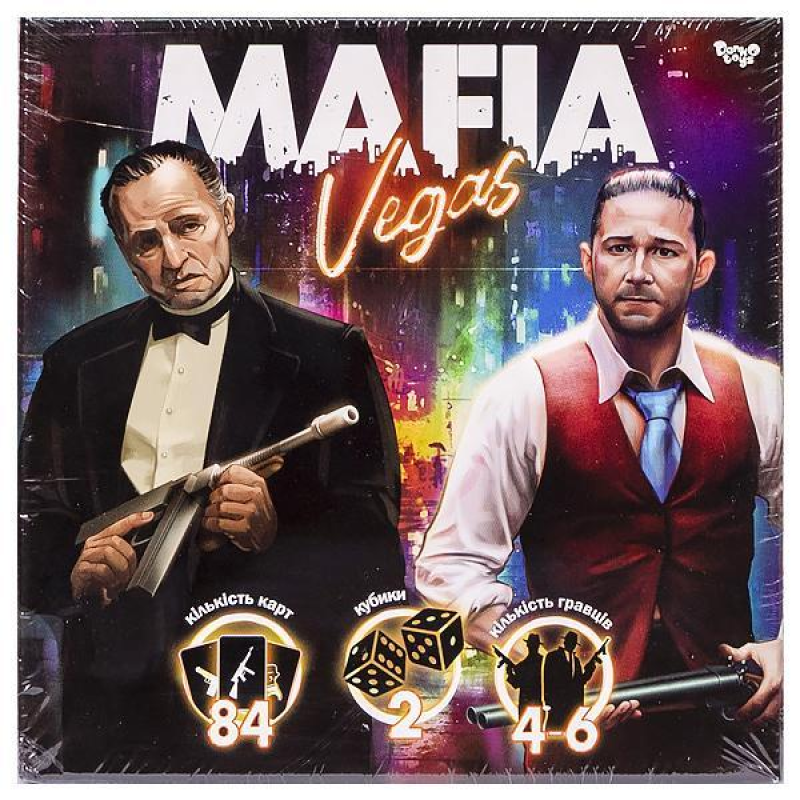 Розважальна гра “MAFIA Vegas“ укр MAF-02-01U KNZ Розважальна гра “MAFIA Vegas“ укр MAF-02-01U KNZ