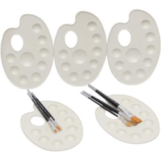 Палітра пластикова перламутрова на 9 кольорів KNZ