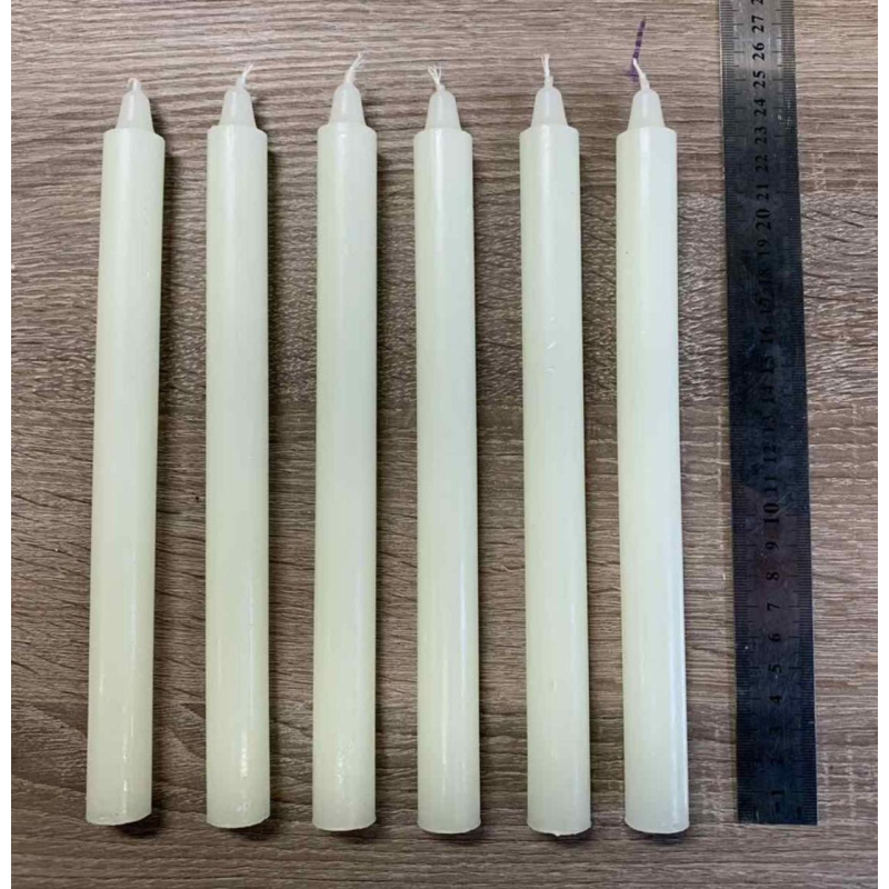 Свічка столова пора горіння 8 годин, Ø ≈ 2,2 см, ⇕ ≈ 25 см KNZ