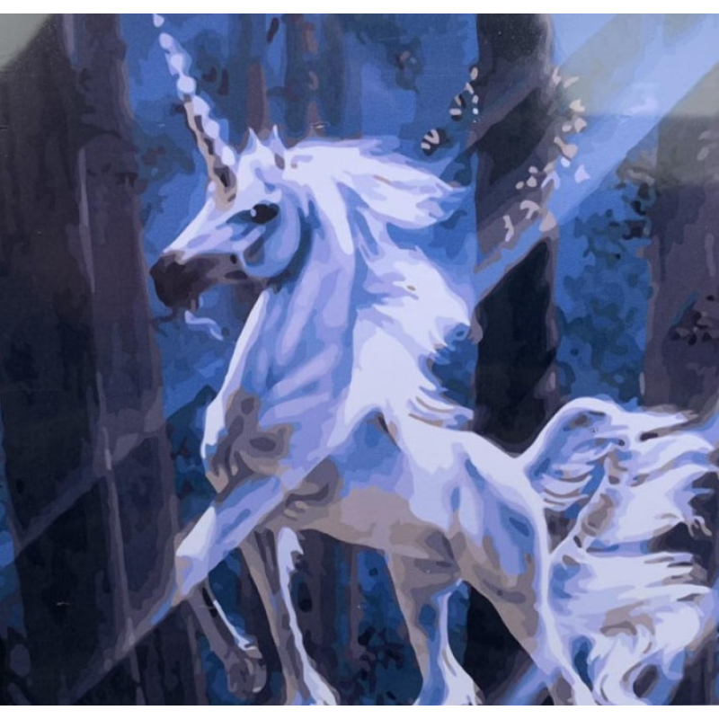 Картина за номерами “Єдиноріг“ 40*50 см, OPP, фарба -акрил, кисть — 3 шт 5065RA_O KNZ