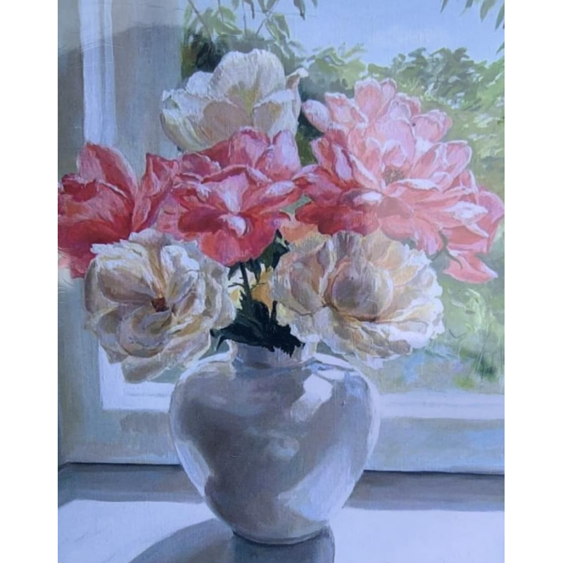 Картина за номерами 40х50, “Букет“ OPP, фарби -акрил, кисть — 3 шт 6463EOTG_O KNZ