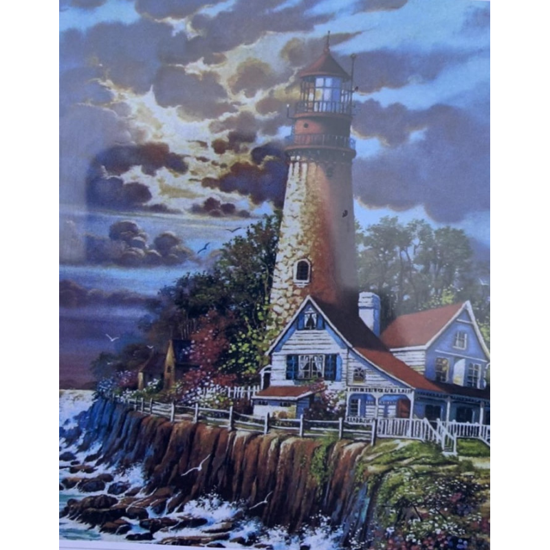 Картина по номерам 30*40см “Маяк“ OPP (холст на раме фарби, пензлі) 1327EKTL_O KNZ