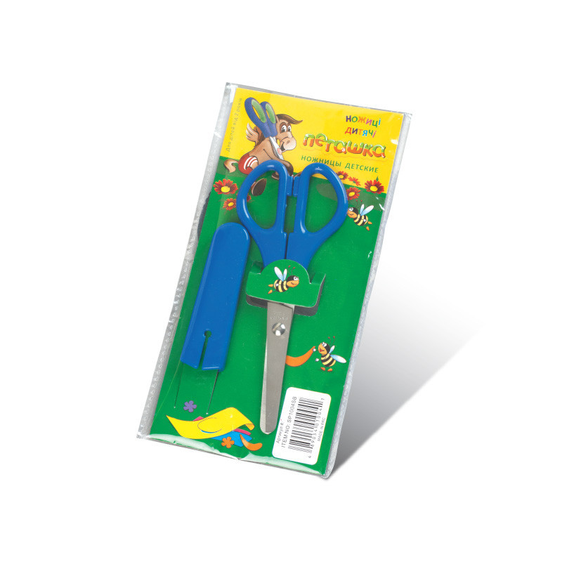 Ножиці дитячі “Пегашка“ у захисному футлярі на блістері (13,5 см) SP-1004SB KNZ