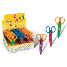 Ножиці дитячі “YueJun“ із фігурними лезами (14 см ) KNZ