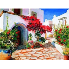 Картина за номерами 40х50, “Греча вулиця“ 8399 KNZ