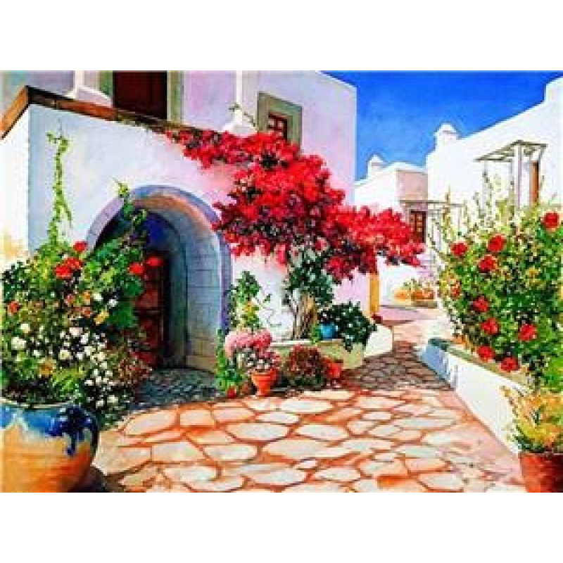 Картина за номерами 40х50, “Греча вулиця“ 8399 KNZ Картина за номерами 40х50, “Греча вулиця“ 8399 KNZ