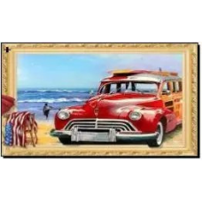 Алмазна мозаїка 3D за номерами 40*50 см “Ретро авто“ 005 0178ELT KNZ