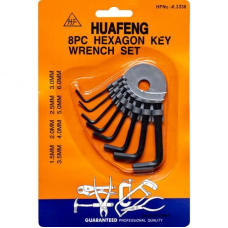 Набір шестигранників на блістері 8 штук KNZ