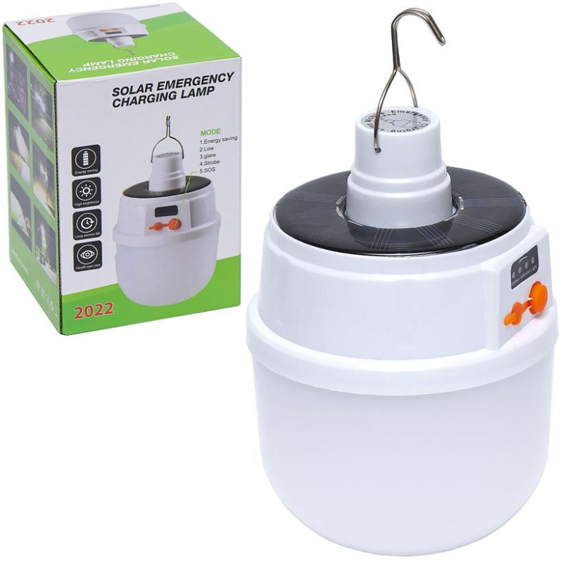 Підвісний ліхтар кемпінговий на сонячній батареї 2022 KNZ