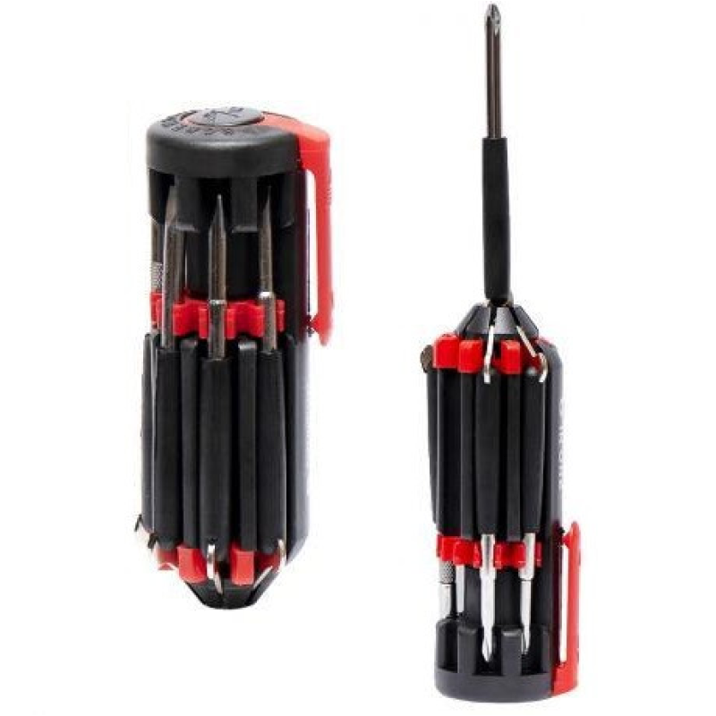 Універсальна викрутка 8 в 1 з ліхтариком KNZ